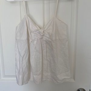 NWT bow front cropped cami